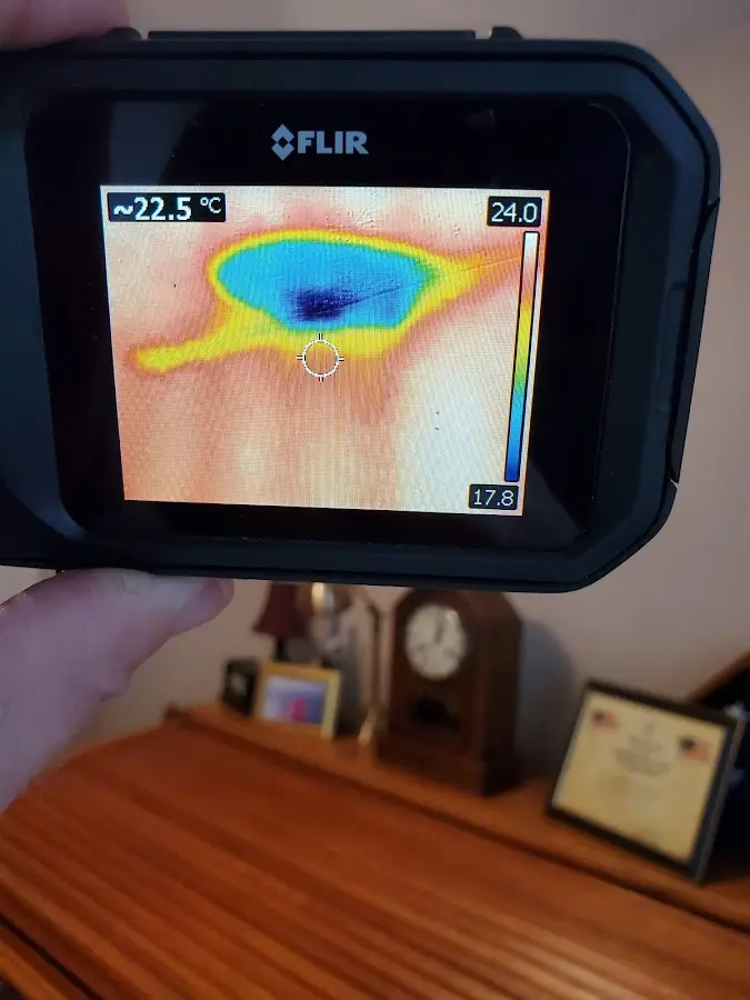 Thermal imaging inspection for water damage in Old Bridge