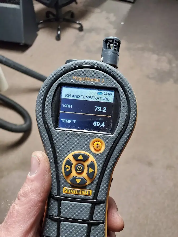 Moisture meter humidity assessment for Mold Remediation & Removal in Old Bridge